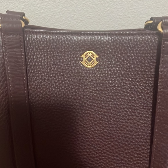 Dagne Dover Large Leather Laptop Tote - Picture 2 of 11